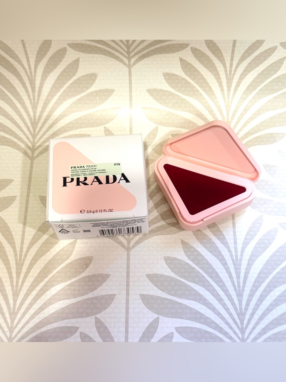 PRADA Prada Touch Cream-to-Powder Blush P79 Mauve Matte 0.12 fl oz NEW NIB